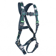 MSA 10162697, EVOTECH Arc Flash Harness Vest Back Loop QC Legs Belay Loops Shoulder Padding XSM Blac
